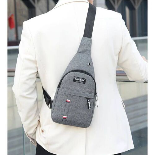 Mens Small  Crossbody Chest Bag, Multifunctional Sling Bag
