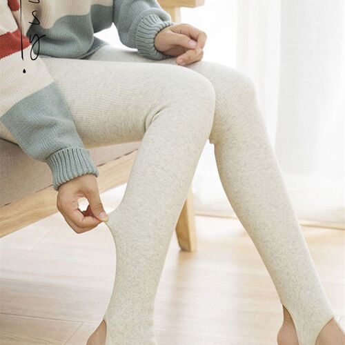 Tossy Warm Fleece Lined Super Thick Warm Leggings Women Wint