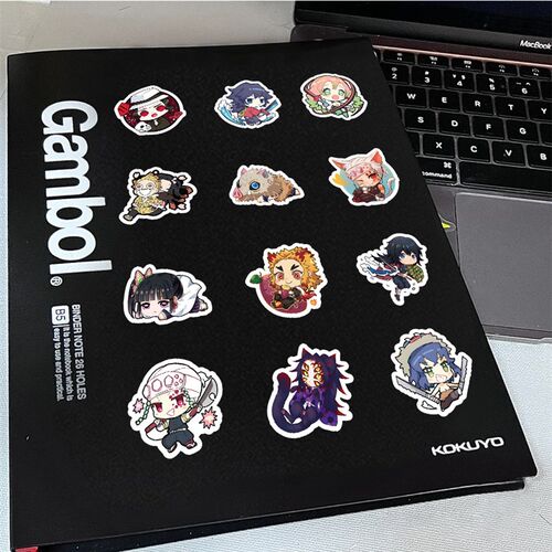 60pcs Cute Cartoon Anime Demon Slayer Anime Stickers Decorat