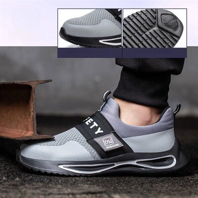 New Man Safety Shoes Puncture-Proof Work Shoes Lightweight B