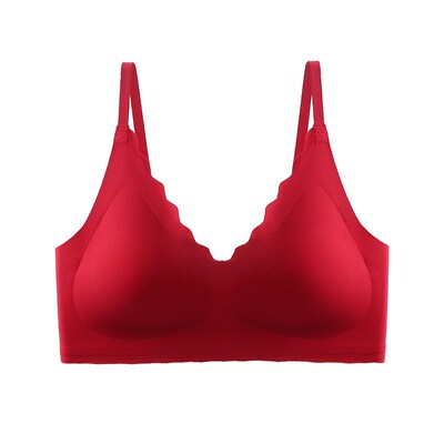 Benmingnian Red Non-marking Underwear Womens Suit Thin Non-