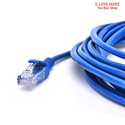 Blue Ethernet Internet LAN CAT5e Network Cable for Computer