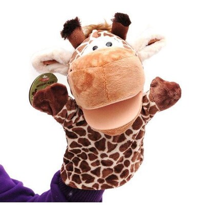 monkey hand puppet gloves children can perform ventriloquy m