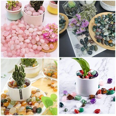Wholesale Bulk Lots Natural Raw Tumbled Gravel Stone Crystal