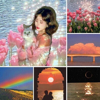 Atmosphere Projection Lamp with Light Sheets Sunset Tulip Pr