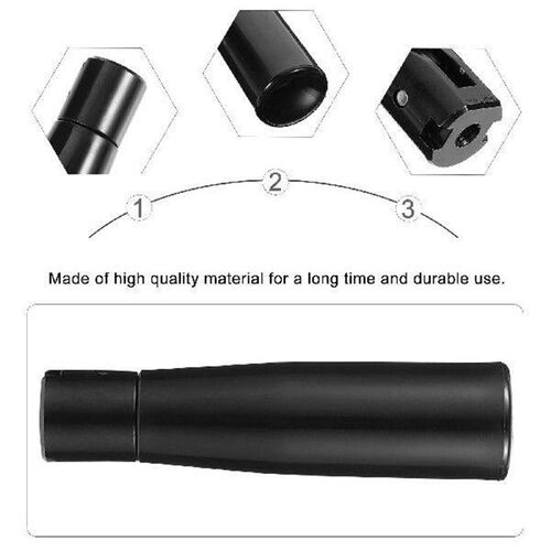 2Pcs Black Foldable Handle Rotating Knob Collapsible Grip
