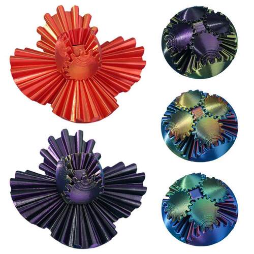 3D Printed Toys Childrens Birthday Gift Fingertip Spinning