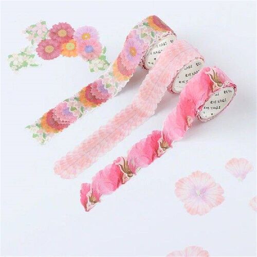 200Pcs Fragrance Sakura Paper Tape Flower Petals Masking