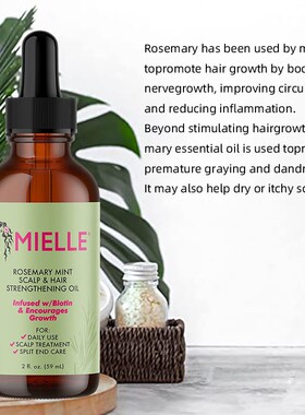 Hair Growth Essential Oil Rosemary Mint Hair Strengthening O