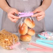 Package Bag For Food Pac Clips Snack Plastic 12Pcs Sealing