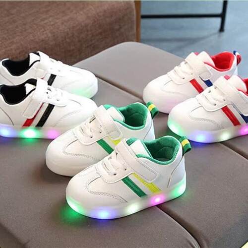 童鞋女童男童鞋summer shoes kids baby boys and girl LED shoes