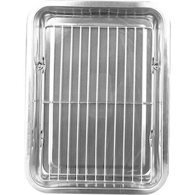 Stainless Steel Drain Pan Plate Rack Metal Fried Holder