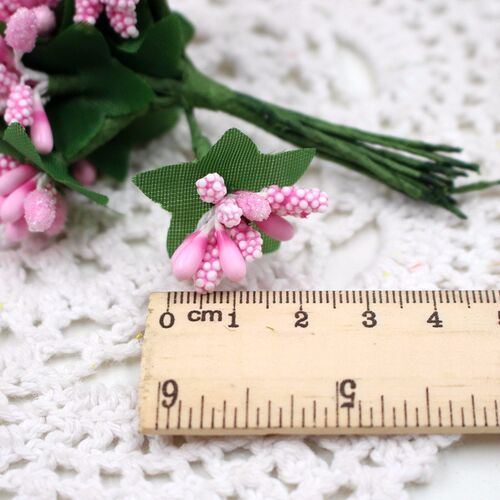 12/36/72/144Pcs Mini Stamen flower Artificial Flowers Craft