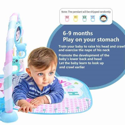 Baby toys Pedal Piano Toy Music Fitness Rack Newborn Fitness