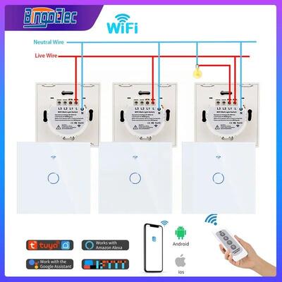 Intermediate Stair Switch  Smart Switch Glass Wall Touch Swi