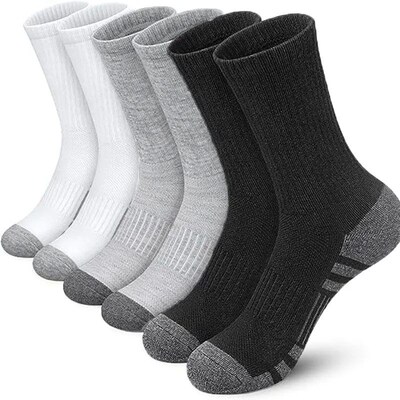 5 Pairs Autumn And Winter Mens Oversized Basketball Socks S