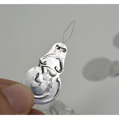 50Pcs Bow Wire Needle Threader Stitch Insertion Machine Hand