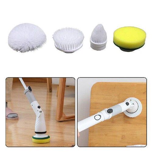 4Pcs Scrubber Replacement Brush Head Multifunctional