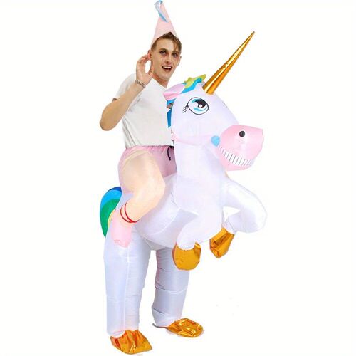 Cute Unicorn Inflatable Costume, Halloween Party Cosplay Cos