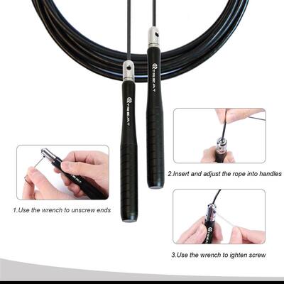 Professional Racing Wire Skipping Rope Self-locking Skipping