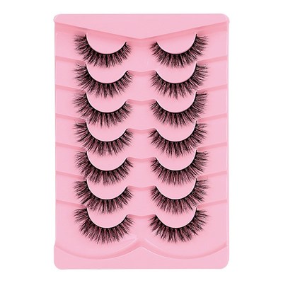 5/10 Pairs 3D Faux Mink Lashes Fluffy Soft Full Thick Wispy