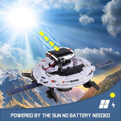Creative 6 In 1 Solar Robot Car Space Ship Toys Technology S
