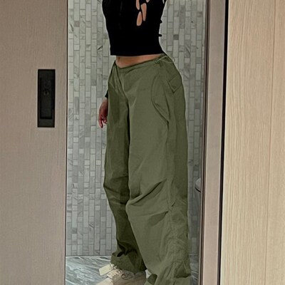 Cuteandpsycho Setwear Joggers Baggy Trousers Loose Wide Leg