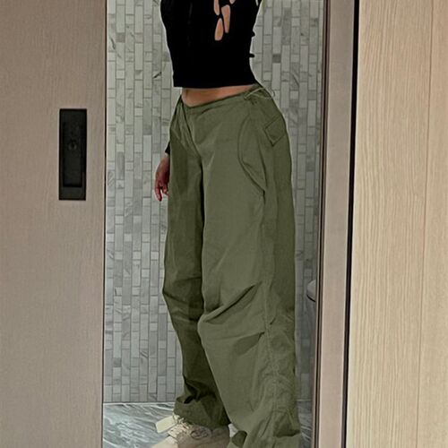 Cuteandpsycho Setwear Joggers Baggy Trousers Loose Wide Leg