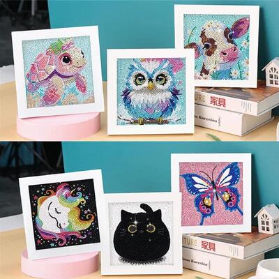 DIY Mosaic Carft Kits Diamond Arts and Crafts For Kids Brill