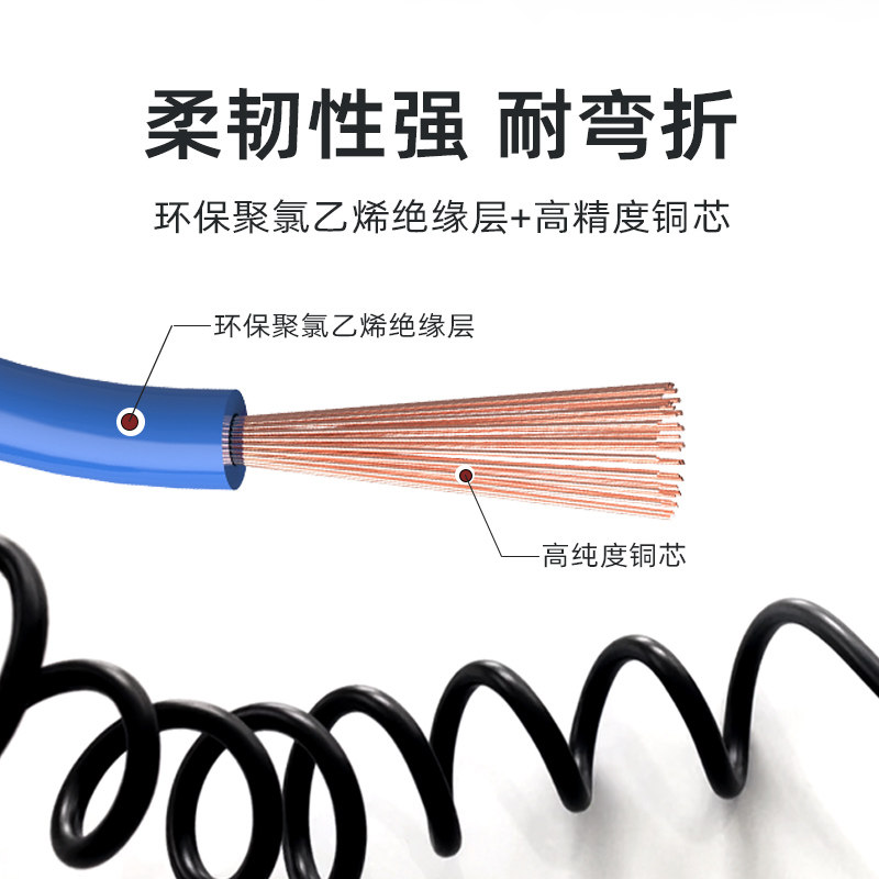 RV单芯软电线国标铜芯电线0.5  1.5   平方电子线控制线,电子/电工,单芯线,淘宝优惠券,粉丝福利购,淘宝优惠卷