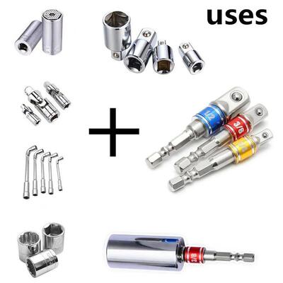 Impact Driver Socket Extension Adapter Extended Converter Po