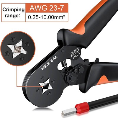Ferrule Crimping Tool Kit with Tubular Wire Connectors Toolb