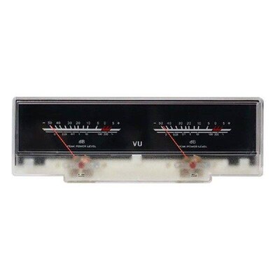 VU Meter 2 Amplifier Board Sound Level White Yellow Light