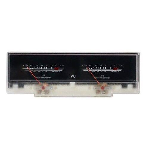 VU Meter 2 Amplifier Board Sound Level White Yellow Light