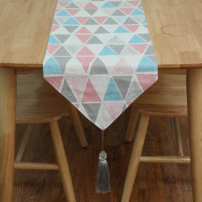 nordic modern minimalist cotton linen table runner mwh3