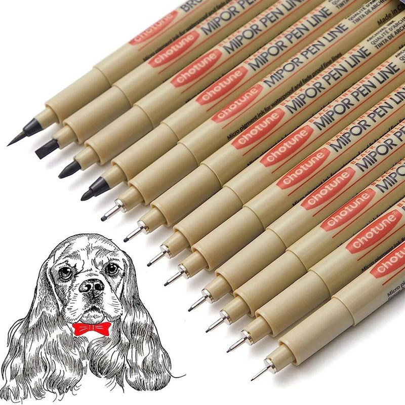 12/9/4Pcs Markers Micro Pen Kawaii Manga Hand-painted Drawin图片