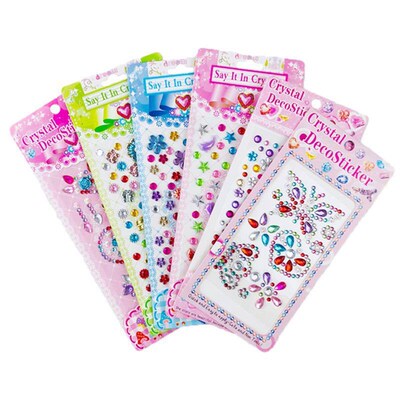 Childrens Stickers Gemstone Crystal Acrylic Diamond Sticker