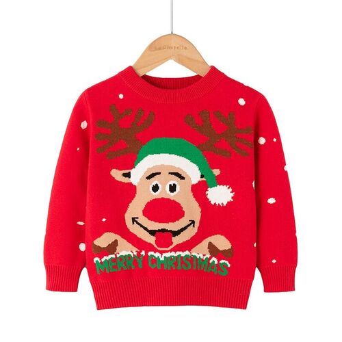 kids Christmas girl clothes Baby boy boys sweater Girls kid