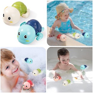 Baby Bath Toys Bathing Cute Swimming Turtle Whale Pool Beach