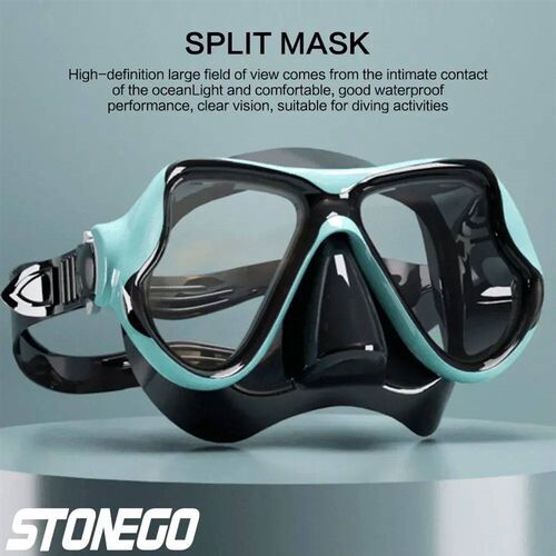 Snorkeling Set Full Face Diving Mask with Dry Snorkel Silico