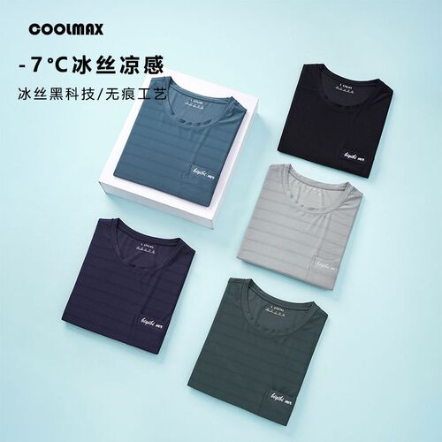 Dad summer clothes middle-aged mens ort-sleeved T-irt light