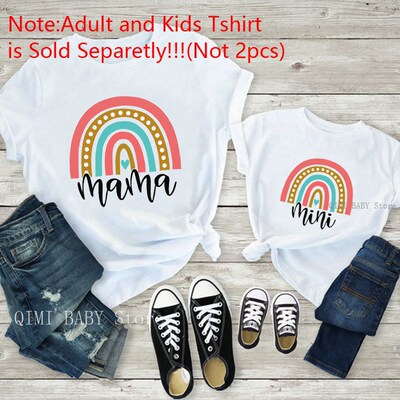 Fashion Family Look Mother and Daughter Family Matching Clot
