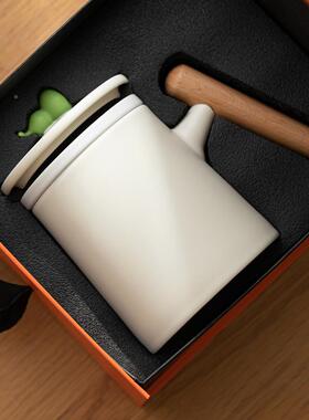 尖商福禄办公茶水分泡茶杯瓷高颜XLKJ-018值离个人专杯用办公室礼