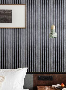 防潮防火用款家格栅出租房自粘50991纸新中式背墙景墙贴客厅卧新