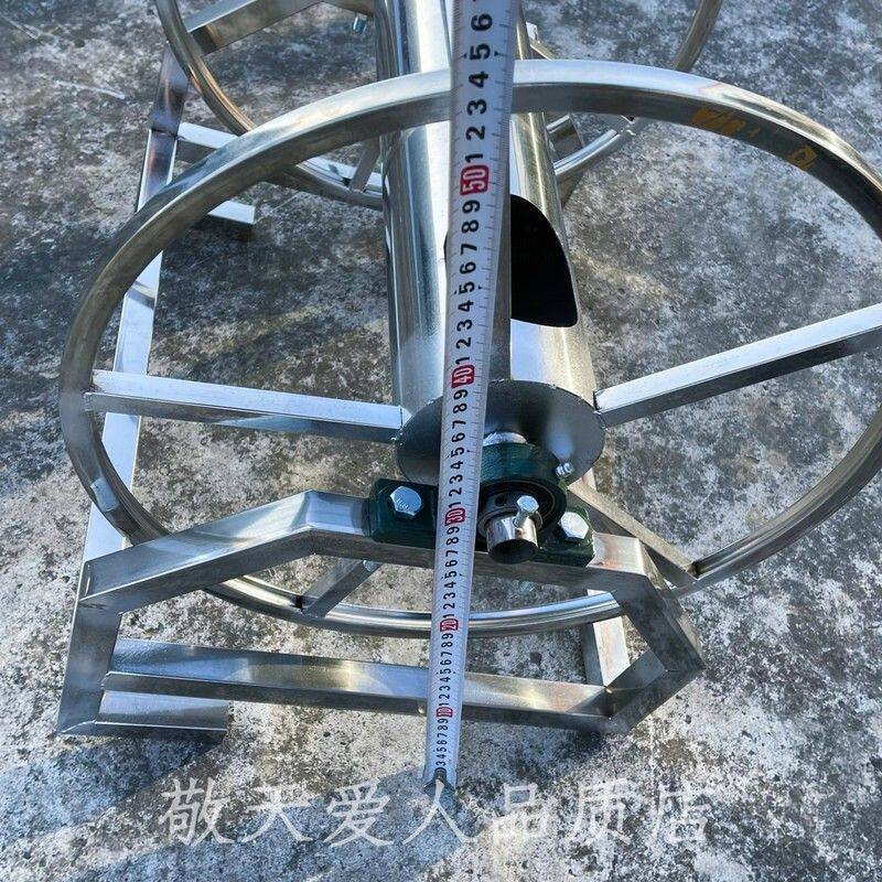 不锈钢卷盘卷线器盘线器绕线盘金属缠钱器手摇卷线盘卷绳器圈线器