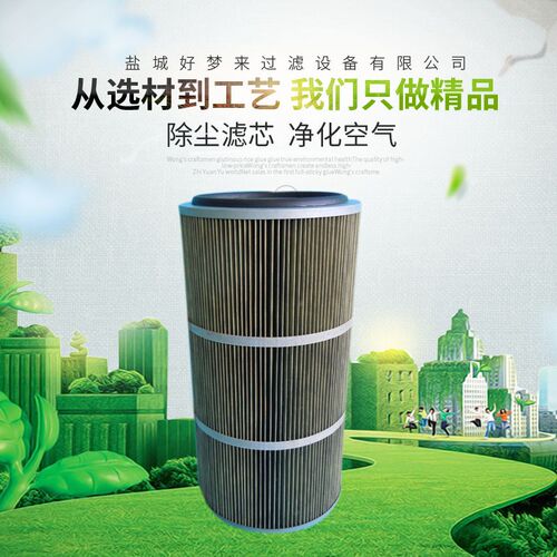 工业除尘用滤筒抗静电滤筒环评达标排放低过滤器用粉末回收滤芯