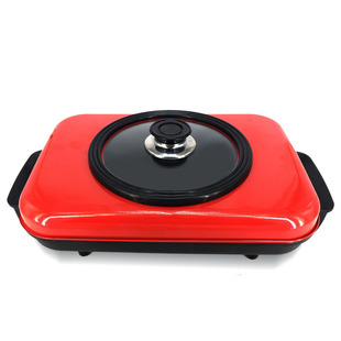 亨牛多功能煎烤王烤肉锅商用家用不粘电烤炉无烟烤鱼电烧烤炉烤盘