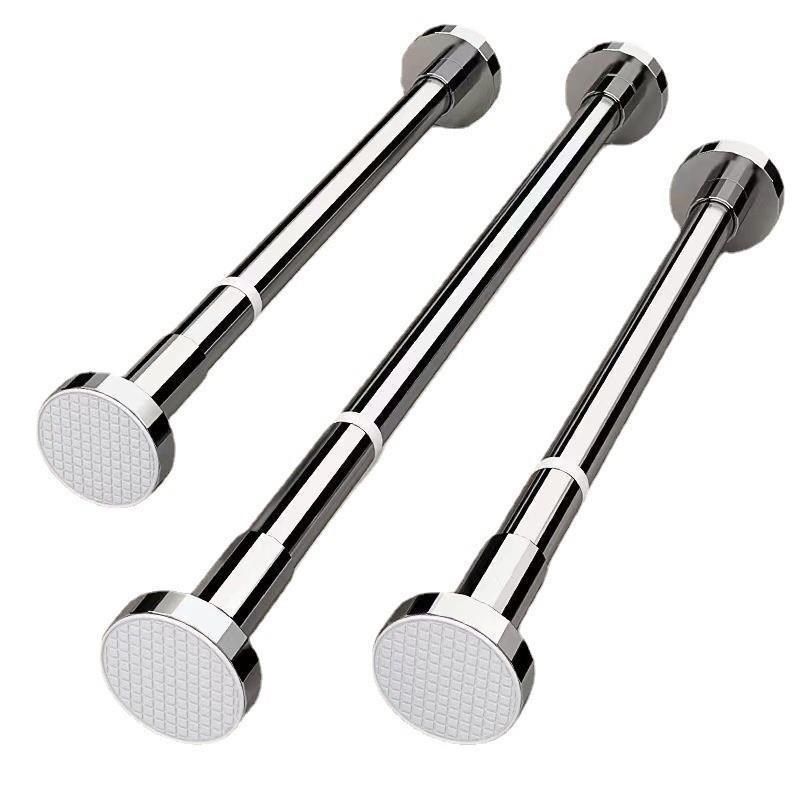 免打孔伸缩杆晾衣杆窗帘杆衣柜支撑架卫生间不锈钢收缩浴帘杆子,居家布艺,窗帘杆/罗马杆,淘宝优惠券,粉丝福利购,淘宝优惠卷