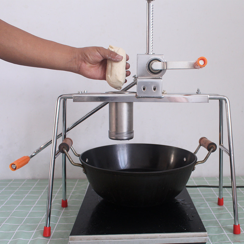 家用河捞机压饸饹手动小型饸烙床子做面条机粉条机不锈钢饸络面器