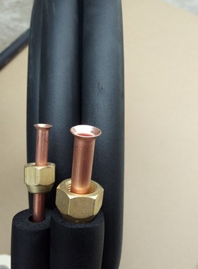 国标R10变频空调连接管 壁厚足0.8mmTP2脱氧无磷无缝铜管 预埋